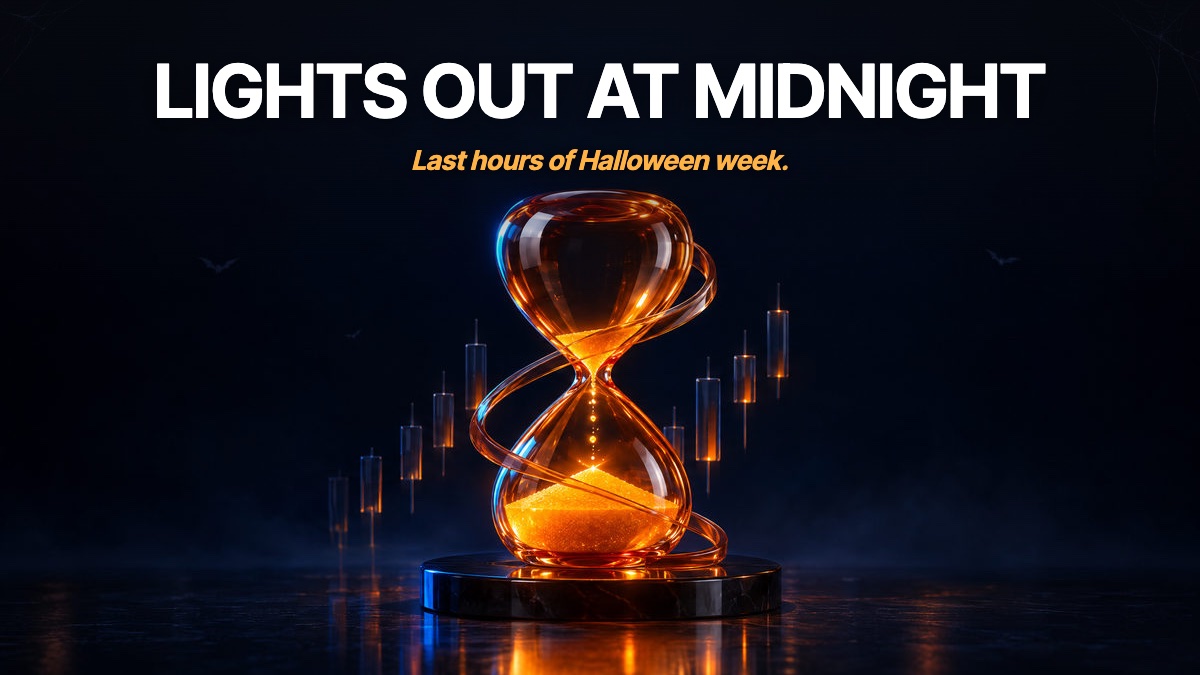 Lights out at midnight. Last hours of Halloween week.